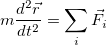 Второй закон ньютона раскрыть в виде дифференциального уравнения второго порядка